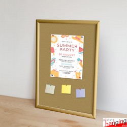 Aluminium-Framed Felt Pin Boards - Coloured Noticeboard for Pins & Staples