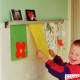 Paper-Rail Wall-Mounted - Track Display for Drawings, Cards & Notes