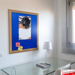 Framed Blue Felt Pinboards - Wooden Notice Boards for Pins & Staples