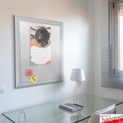 Framed Blue Felt Pinboards - Wooden Notice Boards for Pins & Staples