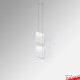 Ceiling Grid Clip Brochure Holder Set - Hang Leaflet Dispensers from Suspended Ceilings!