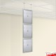 Ceiling Grid Clip Frame Display Set - Hang Adverts From Suspended Ceilings!