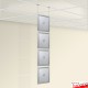 Ceiling Grid Clip Frame Display Set - Hang Adverts From Suspended Ceilings!