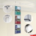 Ceiling Grid Clip Frame Display Set - Hang Adverts From Suspended Ceilings!