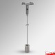 Suspended Ceiling-to-Floor Twist-On Fixed Wire Set - Cable Display for Grid False Ceilings