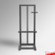 Display Upright Easel With Info Shelf