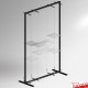Freestanding Glass Shelf Display - Shelving Unit for Windows, Exhibitions & Listed Buildings!