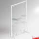 Freestanding Glass Shelf Display - Shelving Unit for Windows, Exhibitions & Listed Buildings!