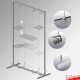 Freestanding Glass Shelf Display - Shelving Unit for Windows, Exhibitions & Listed Buildings!