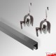 P-Rail Ceiling Hanging Carpet Kit - Heavy-Duty Gallery System for 40kg Rugs