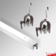 P-Rail Ceiling Hanging Carpet Kit - Heavy-Duty Gallery System for 40kg Rugs