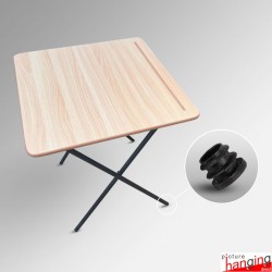 Replacement Rubber Feet: Folding Exam Desk - Black, Non-Marking, Non-Slip