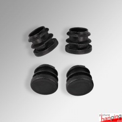 Replacement Rubber Feet: Laboratory Stool / School Lab Chair - Black, Non-Marking, Non-Slip