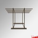Freestanding Carpet Rack Display Stand (POS Retail Rug Hanging & Storage Solution)