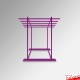Freestanding Carpet Rack Display Stand (POS Retail Rug Hanging & Storage Solution)