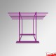 Freestanding Carpet Rack Display Stand (POS Retail Rug Hanging & Storage Solution)