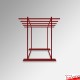 Freestanding Carpet Rack Display Stand (POS Retail Rug Hanging & Storage Solution)