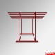Freestanding Carpet Rack Display Stand (POS Retail Rug Hanging & Storage Solution)