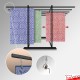 Freestanding Carpet Rack Display Stand (POS Retail Rug Hanging & Storage Solution)