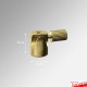 Brass Cable & Brass Moulding Hook Kit - Hang 20kg Frames on Dado Rails!