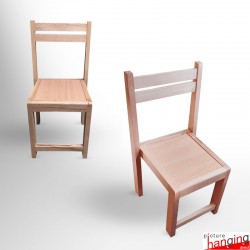 Kids Wooden Play Chair - Stackable Children's Seating for Playroom & Nursery (Ages 2 to 6 Years)