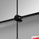 Black Cable Glass Shelf Units - Complete Black Cable System & Clear Glass Shelving!