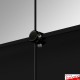 Suspended Black Glass Shelf Units - Complete Black Cable System & Black Shelves!