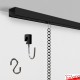 P Rail Picture Chain System - Ceiling Picture Rail & Hanging Chains, Complete