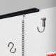 U Rail Picture Chain System - Ceiling Picture Rail & Hanging Chains (Complete Gallery System)