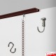 U Rail Picture Chain System - Ceiling Picture Rail & Hanging Chains (Complete Gallery System)