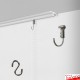 U Rail Picture Chain System - Ceiling Picture Rail & Hanging Chains (Complete Gallery System)