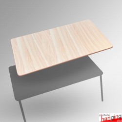 Rectangular Table Replacement Top 110x55cm - Renew Stackable School Tables (Colours: Red, Blue, Green, Dark Oak & Beechwood)