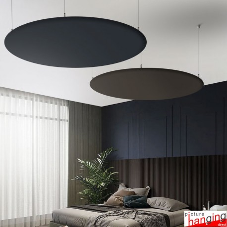 Acoustic Ceiling Panels Hanging Set - Cable System for Decorative & Sound Absorbing Tiles