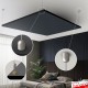 Heavy-Duty Ceiling Panel Hanging Set - Cable System for Heavy Decorative & Sound Absorbing Tiles