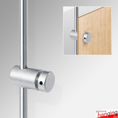 Panel Hole Rod Support - Single-Sided (for Signage & Boards with Holes)