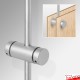 Double Panel Hole Rod Support - Double-Sided (Hang 2 Signage Boards with Holes, Back-to-Back)