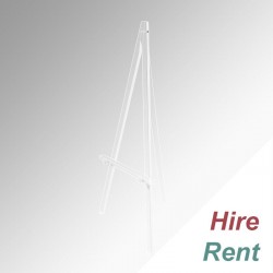 [HIRE] Greco 'Transparent' Easel 160cm - Clear Acrylic Art Tripod