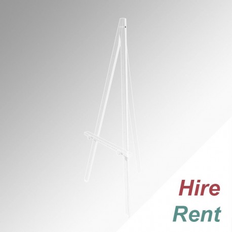 [HIRE] Greco 'Transparent' Easel 160cm - Clear Acrylic Art Tripod