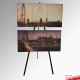 [HIRE] Greco 'Double' Metal Easel 160cm - Heavy-Duty Art Tripod for 2 Pictures