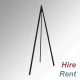 [HIRE] Greco 'Double' Metal Easel 160cm - Heavy-Duty Art Tripod for 2 Pictures