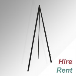 [HIRE] Greco 'Double' Metal Easel 160cm - Heavy-Duty Art Tripod for 2 Pictures