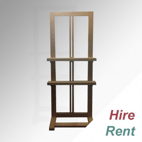 [HIRE] Upright Easel 180cm - Large H-frame for Multiple Pictures
