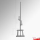 [HIRE] Upright Easel 180cm - Large H-frame for Multiple Pictures