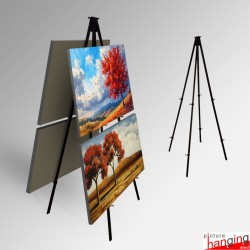 Back-to-Back Double Greco Metal Easel 160cm - Display 4 Pictures
