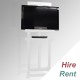 [HIRE] LCD/LED Screen Stand Easel - 180cm Tall Television Stand