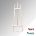 [HIRE] Classic Wooden Easel 210cm (Eco-friendly Art Easels, Made From Recycled Wood)