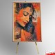[HIRE] Chrome Greco Easel 160cm - Metal Art Tripod Stand