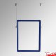 Double-Sided Ceiling Cable Poster Display Kit (A3, A4, A5) - Complete Hanging Wires & Frames, Portrait