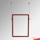 Double-Sided Ceiling Cable Poster Display Kit (A3, A4, A5) - Complete Hanging Wires & Frames, Portrait