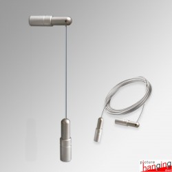 Wall-to-Floor Cable Display Kit - 4m Steel Wire & Fittings Only